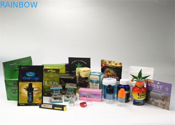 Incienso herbario tamaño pequeño que empaqueta el logotipo de encargo impreso con la capa de aluminio laminada