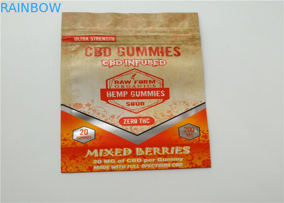 Incienso herbario tamaño pequeño que empaqueta el logotipo de encargo impreso con la capa de aluminio laminada