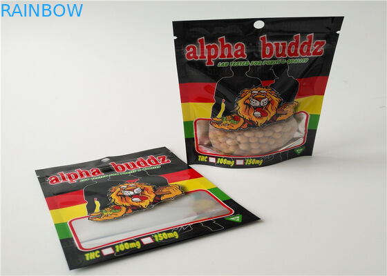 Abotone la impresión de empaquetado del fotograbado del incienso herbario del cierre con el sello hermético de la cremallera