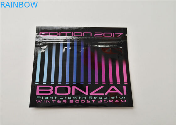 Abotone la impresión de empaquetado del fotograbado del incienso herbario del cierre con el sello hermético de la cremallera