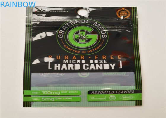 Abotone la impresión de empaquetado del fotograbado del incienso herbario del cierre con el sello hermético de la cremallera