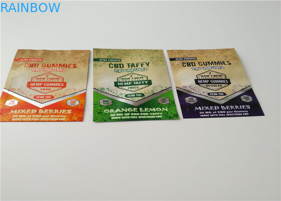 Acabamiento mate de empaquetado del incienso herbario del reforzador del rinoceronte con el re - cremallera cerradiza