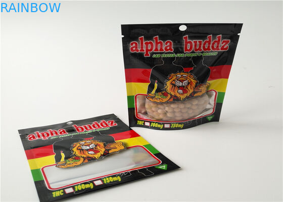 Acabamiento mate de empaquetado del incienso herbario del reforzador del rinoceronte con el re - cremallera cerradiza