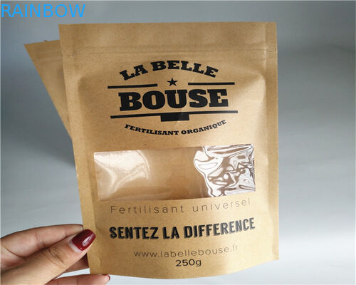 La comida que se puede volver a sellar del papel de la cremallera empaqueta la impresión a todo color de alta resistencia para la nuez de los frutos secos