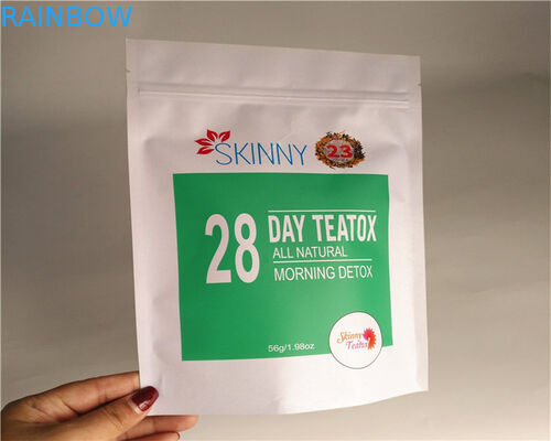 La comida que se puede volver a sellar del papel de la cremallera empaqueta la impresión a todo color de alta resistencia para la nuez de los frutos secos