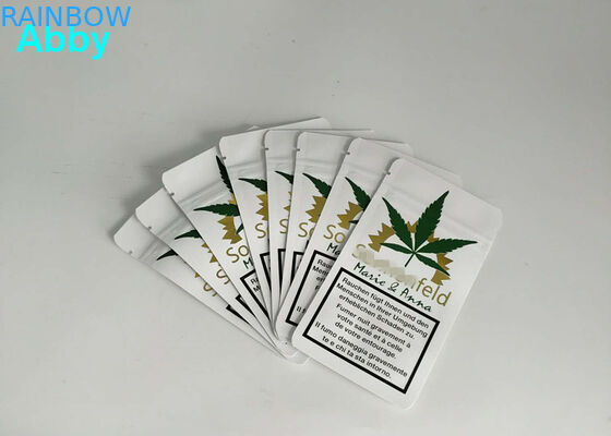 El papel de aluminio de Matt del oro de la impresión empaqueta el escudete 10000 MOQ del lado de la barrera de gas