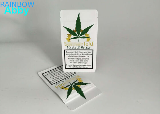 Oro que imprime color que se puede volver a sellar de las bolsas de plástico CMYK con el material modificado para requisitos particulares