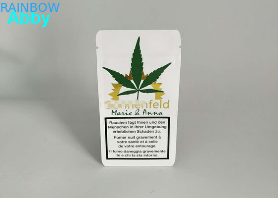 Oro que imprime color que se puede volver a sellar de las bolsas de plástico CMYK con el material modificado para requisitos particulares