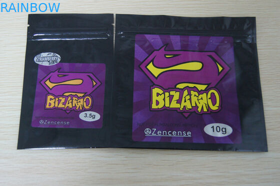 La cremallera plástica no tóxica empaqueta para el oso gomoso/el empaquetado gomoso del caramelo