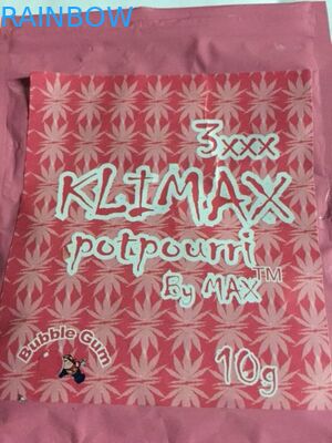 Incienso herbario que empaqueta, bolsos plásticos de la prueba del olor de la cremallera para el acondicionamiento de los alimentos