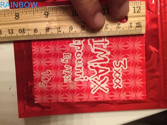 Incienso herbario que empaqueta, bolsos plásticos de la prueba del olor de la cremallera para el acondicionamiento de los alimentos