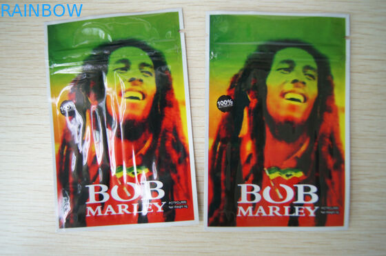 Incienso herbario que empaqueta, bolsa lateral 4g de la hoja ambarina del sello de la seguridad tres