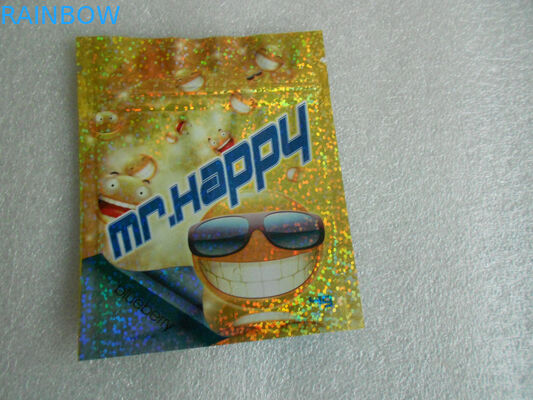 La cremallera plástica de la categoría alimenticia empaqueta 8 colores para el producto 46 * 33 * los 30cm de CBD