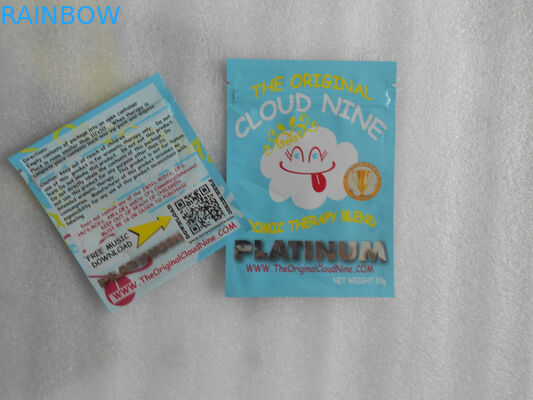 Incienso herbario del logotipo del OEM que empaqueta con la dirección de sellado caliente de la superficie