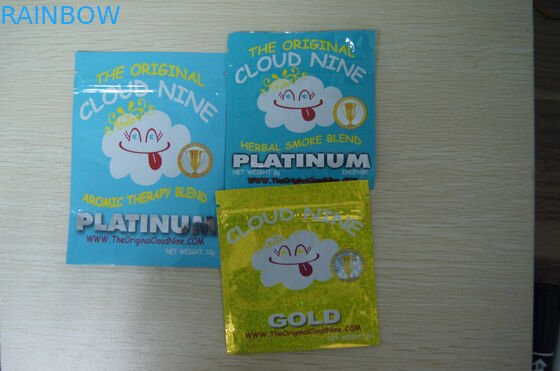 Incienso herbario del logotipo del OEM que empaqueta con la dirección de sellado caliente de la superficie