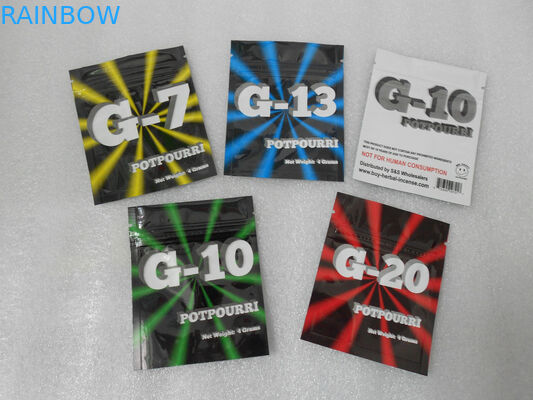 Empaquetado herbario auto-adhesivo del incienso respetuoso del medio ambiente para las cápsulas de CBD