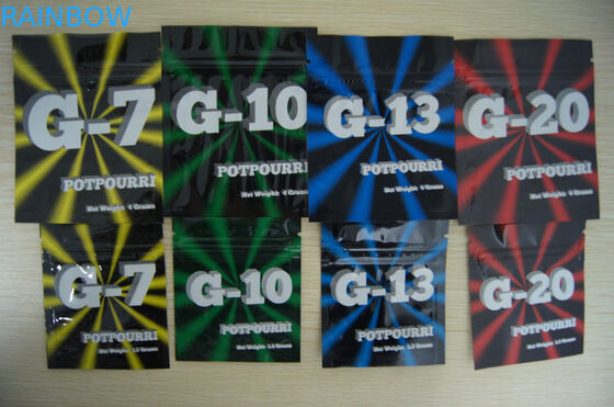 Empaquetado herbario auto-adhesivo del incienso respetuoso del medio ambiente para las cápsulas de CBD