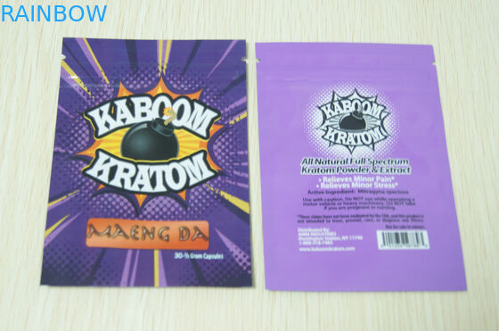 3 color impreso aduana lateral franco - 20180816 - 9 de la prenda impermeable de la bolsa del sello del gramo tres