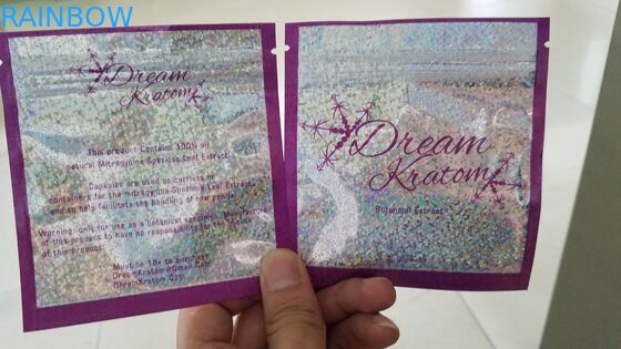 3 color impreso aduana lateral franco - 20180816 - 9 de la prenda impermeable de la bolsa del sello del gramo tres