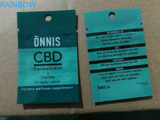 3 color impreso aduana lateral franco - 20180816 - 9 de la prenda impermeable de la bolsa del sello del gramo tres