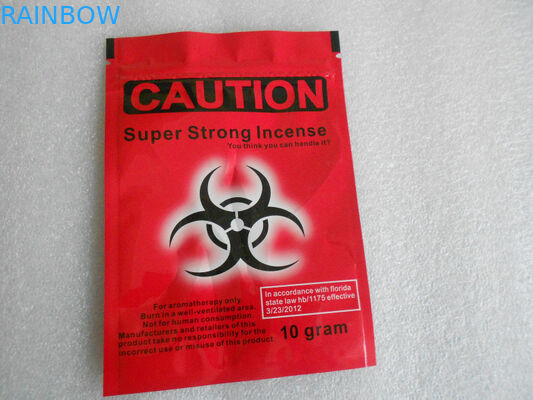 Materiales laminada se levantan la impresión del rotograbado de la bolsa con el agujero redondo de la caída