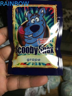 Materiales laminada se levantan la impresión del rotograbado de la bolsa con el agujero redondo de la caída