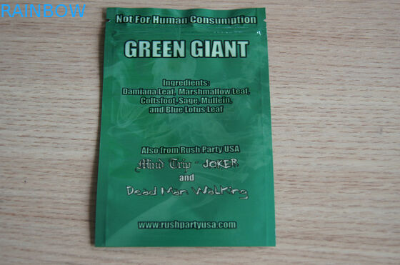 Incienso herbario delantero claro que empaqueta el logotipo de encargo reciclable para la licencia del tabaco