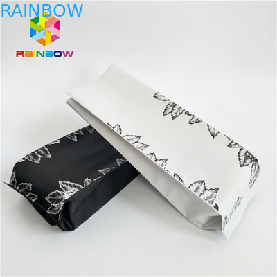 Superficie de empaquetado de Matt de los bolsos de la hoja grande de la capacidad para las galletas/el bolso de café del condimento del té