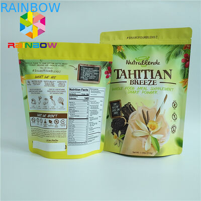 El papel de aluminio laminado brillante empaqueta 100mircon para las galletas de la hornada del azúcar