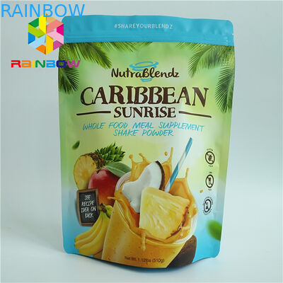 El papel de aluminio laminado brillante empaqueta 100mircon para las galletas de la hornada del azúcar