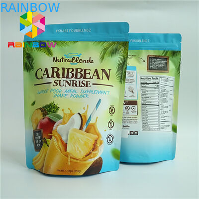 El papel de aluminio laminado brillante empaqueta 100mircon para las galletas de la hornada del azúcar