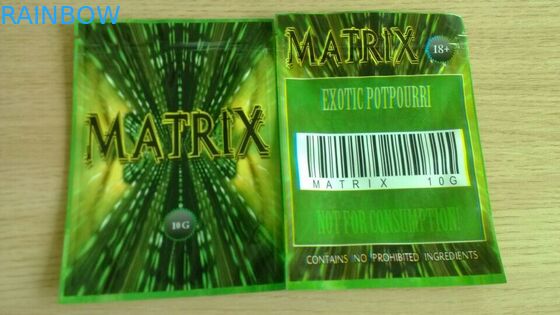 Ravure que imprime el material lateral de la lámina de mylar de la bolsa del sello tres con la manija del top de Ipper