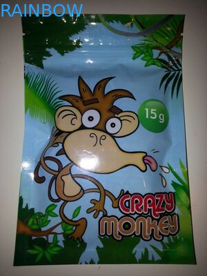 la cremallera plástica 40mg empaqueta el aire del sellado de oro - barrera grueso de 100 micrones