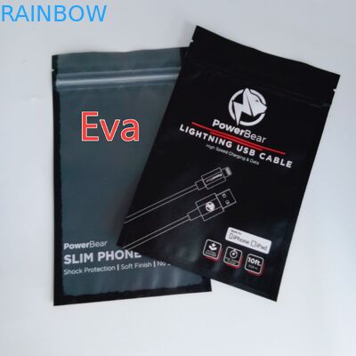 Bolsos sellados plástico del agujero de la ejecución para el empaquetado de los cargadores del coche del enchufe USB