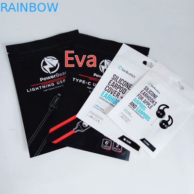 El sello de la cremallera del material plástico empaqueta la superficie de impresión del fotograbado que dirige con el agujero euro de la ejecución