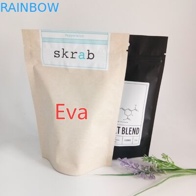 Las bolsitas de té aprobadas por la FDA empaquetado, claro se levantan bolsos con el golpecito del canalón