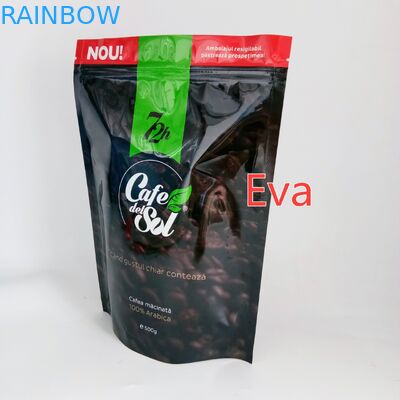 Plásticos de plata se levantan los bolsos 500g de la bolsa no tóxicos para el empaquetado del polvo del té del café