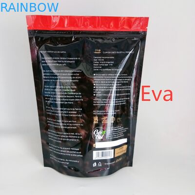 Plásticos de plata se levantan los bolsos 500g de la bolsa no tóxicos para el empaquetado del polvo del té del café