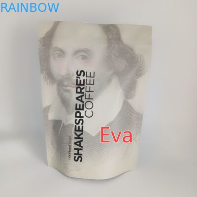 Plásticos de plata se levantan los bolsos 500g de la bolsa no tóxicos para el empaquetado del polvo del té del café