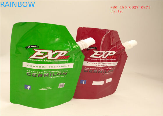 Bolsa reutilizable del canalón que empaqueta la categoría alimenticia plástica del apretón para el zumo de fruta