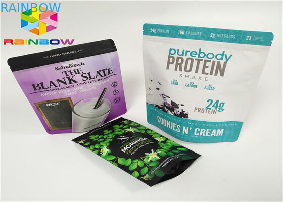 La aduana imprimió el bolso Ziplock de encargo reciclable del acondicionamiento de los alimentos del té del papel de aluminio de la cremallera del té mylar para la bolsa del polvo del café