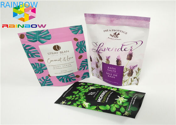 La aduana imprimió el bolso Ziplock de encargo reciclable del acondicionamiento de los alimentos del té del papel de aluminio de la cremallera del té mylar para la bolsa del polvo del café