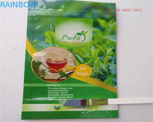 El Detox embala las bolsitas de té que no empaquetan con el material de VMPET ningún olor y gusto