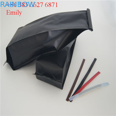 Efecto brillante del color de aluminio del ANIMAL DOMÉSTICO de los bolsos materiales del papel con el lazo 10000pcs de la lata