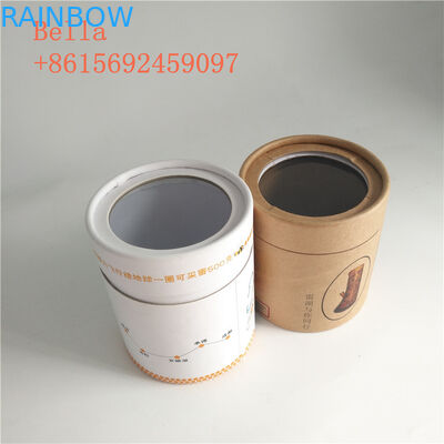 Eco - caja de papel amistosa que empaqueta forma modificada para requisitos particulares con la ventana clara