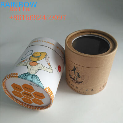 Eco - caja de papel amistosa que empaqueta forma modificada para requisitos particulares con la ventana clara