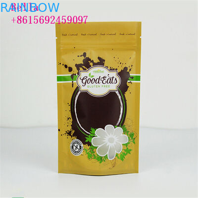 El bocado/secó el acondicionamiento de los alimentos plástico de la comida con el logotipo impreso arreglo para requisitos particulares