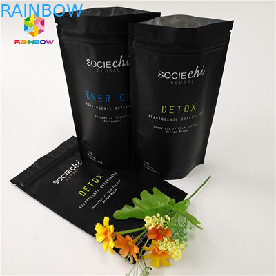 Embalaje de bolsas de bocadillos laminadas Mylar, Bolsa de cerradura de papel de aluminio para nueces de polvo de res