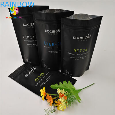 Embalaje de bolsas de bocadillos laminadas Mylar, Bolsa de cerradura de papel de aluminio para nueces de polvo de res