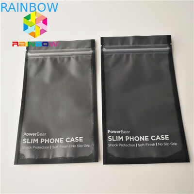 La aduana del material plástico impresa se levanta las bolsas para la caja del teléfono móvil